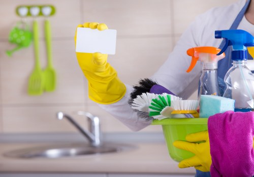 Professional cleaners in Brompton introducing their company values and service standards