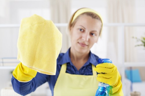 Professional end of tenancy cleaning in a Brompton apartment kitchen