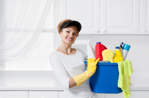 Deep bathroom cleaning for a Brompton rental property