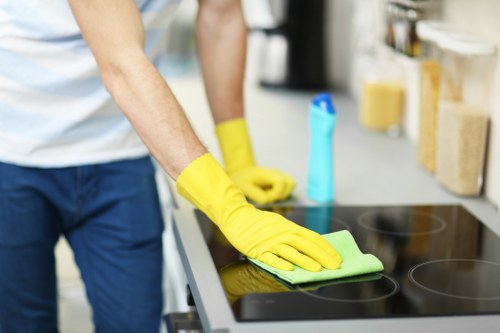 Commercial hard floor cleaning for a Brompton office or retail space
