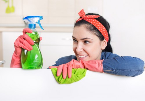 Local Brompton technician treating pet urine stain on upholstery