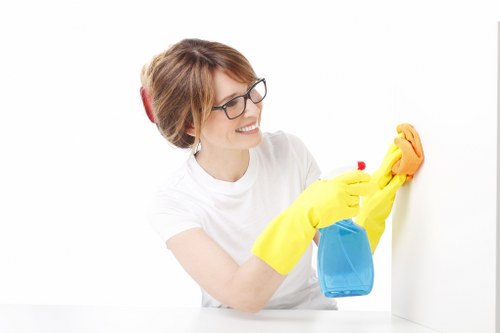 Professional deep cleaning for a Brompton flat and hallway