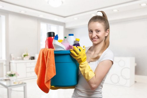 Deep cleaning a corner sofa in a Brompton living room