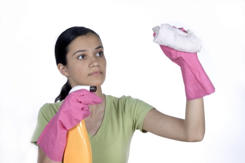 A local cleaning team preparing a Brompton residence for a fresh clean